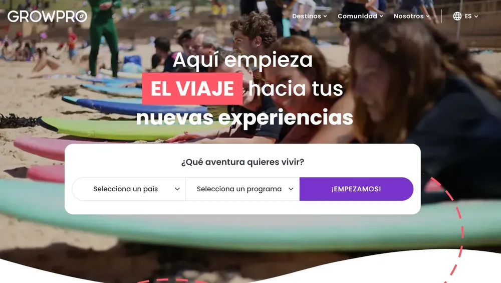 GrowPro web Pagamos por una experiencia completa, pero nos dejaron solos en el momento más importante