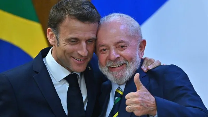 Macron y Da Silva El tratado afecta a más de 800 millones de consumidores,