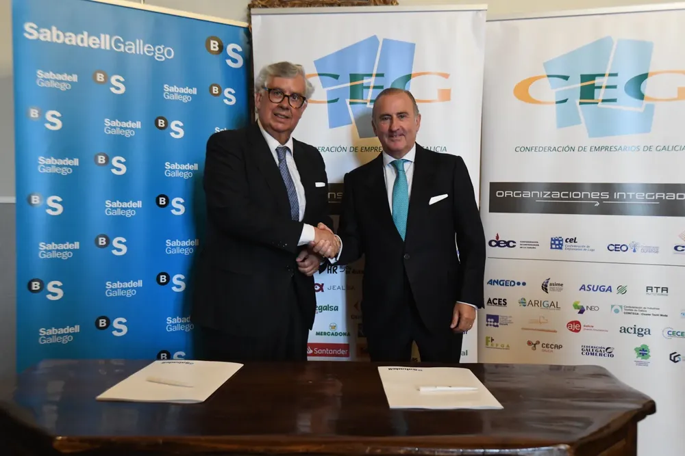 Sabadell-CEG Banco Sabadell apoyará, durante todo el ejercicio diferentes actuaciones de la patronal gallega