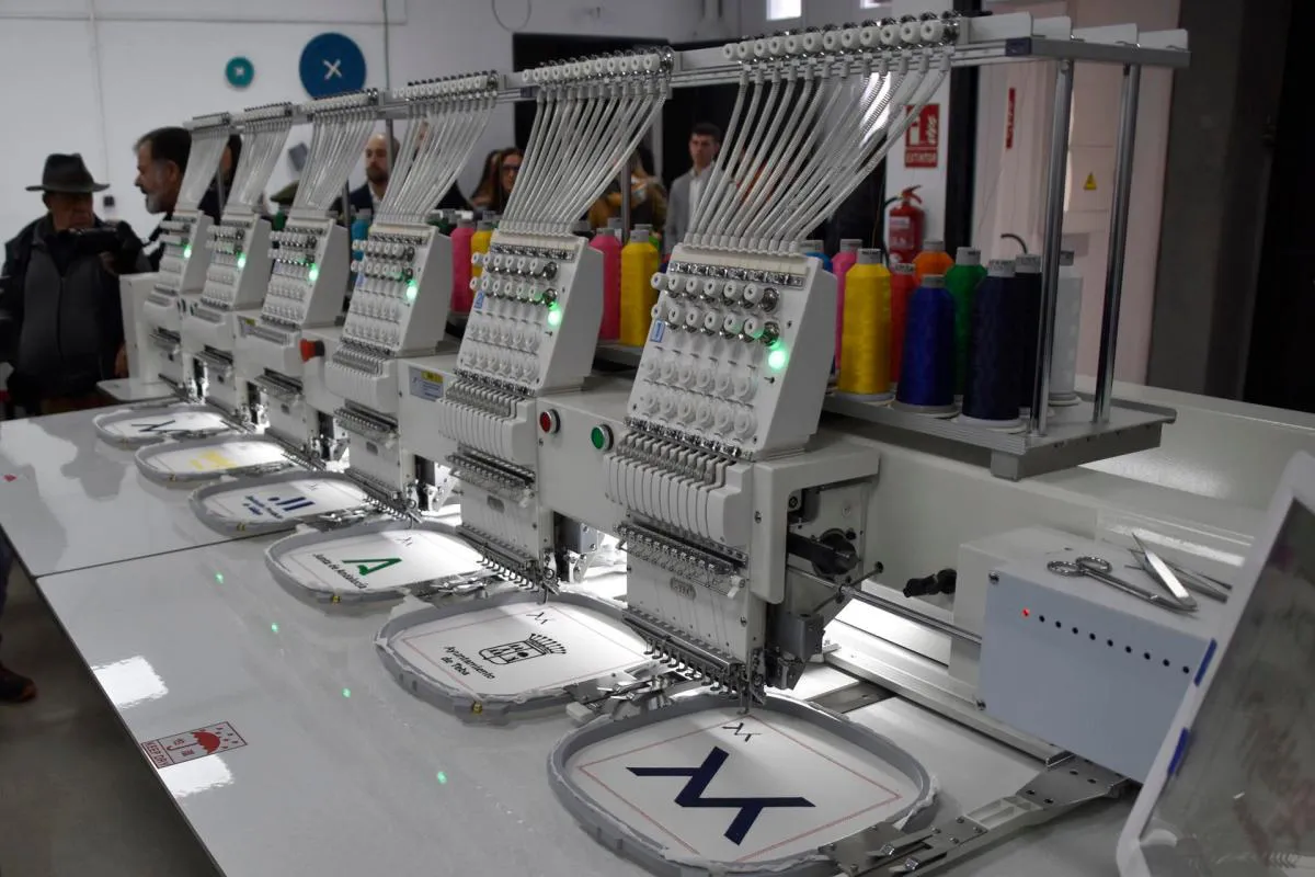 Macontex Hilandera digital en la fábrica de la empresa