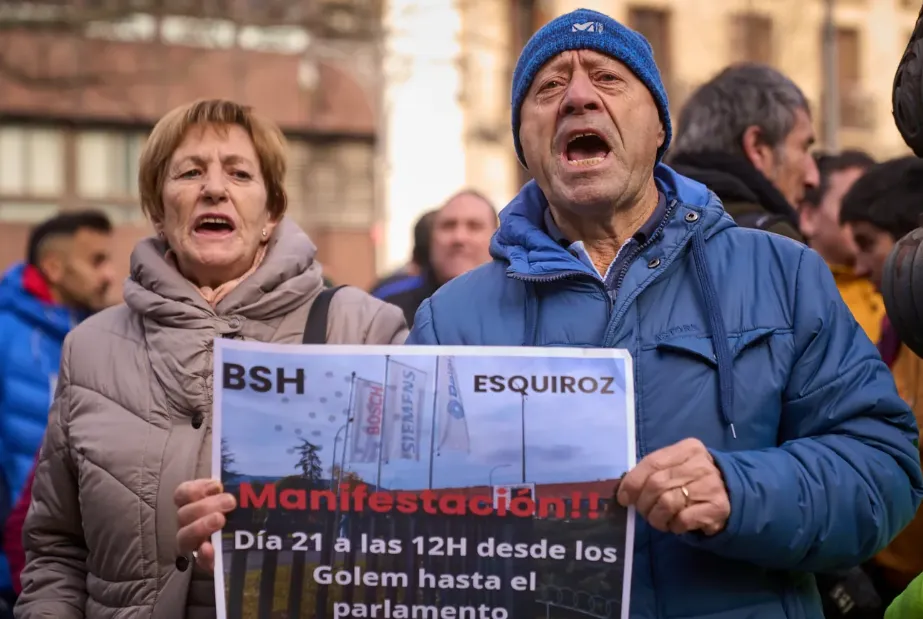 BSH Protesta por el posible cierre de la planta de Esquiroz