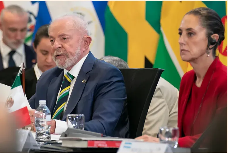 Da Silva y Sheinbaum Lula subrayó la necesidad de acelerar el comercio bilateral,