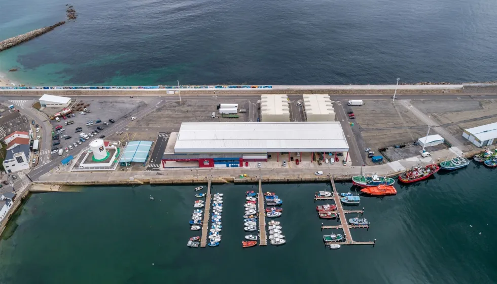 Puerto pesquero en Galicia